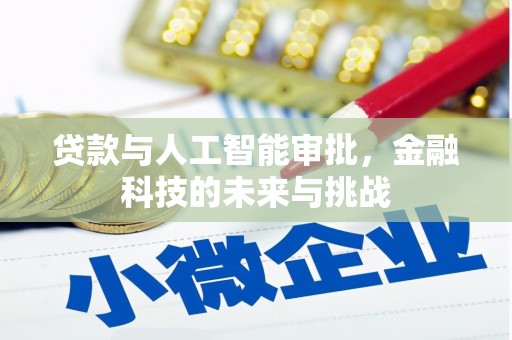 锡山贷款与人工智能审批，金融科技的未来与挑战