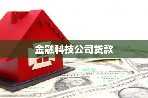 锡山金融科技公司贷款
