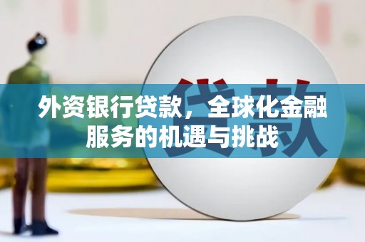 锡山外资银行贷款，全球化金融服务的机遇与挑战